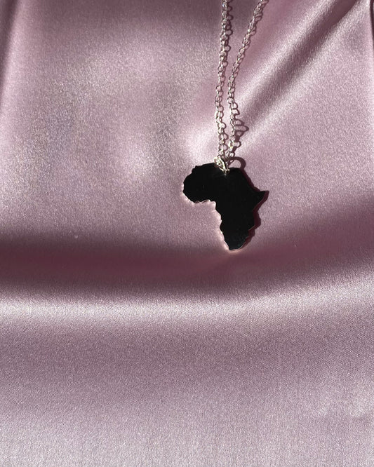 Pendentif Afrique en Argent